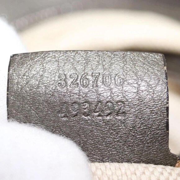 GUCCI Soho Chain Shoulder Bag Leather Gray 326706 Auth 146271 - Picture 13 of 16